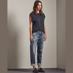 AG EX-BOYFRIEND SLIM DISTRESSED JEANS